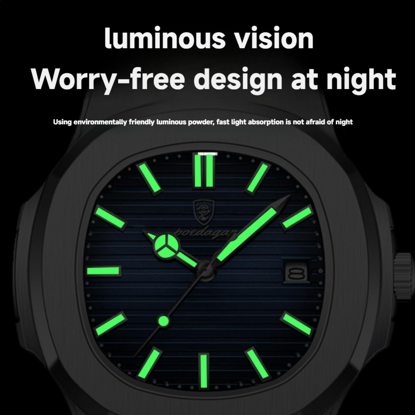 Swiss brand new waterproof ultra-thin men's watch calendar quartz watch