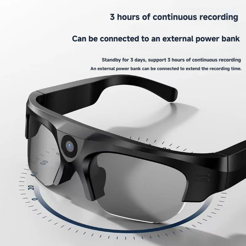 Smart Camera Bluetooth Music Glasses